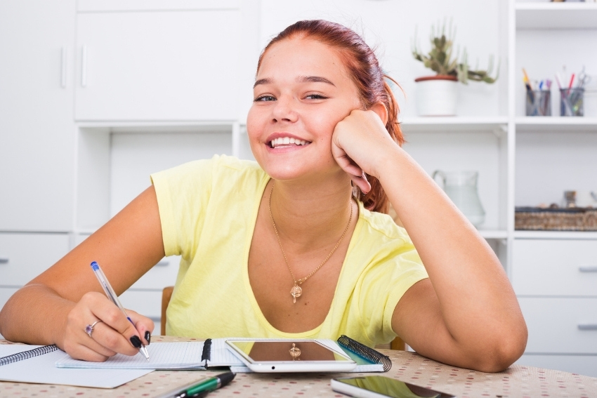 How to Find Private Tutor for Maths GCSE - Student Revising for GCSEs