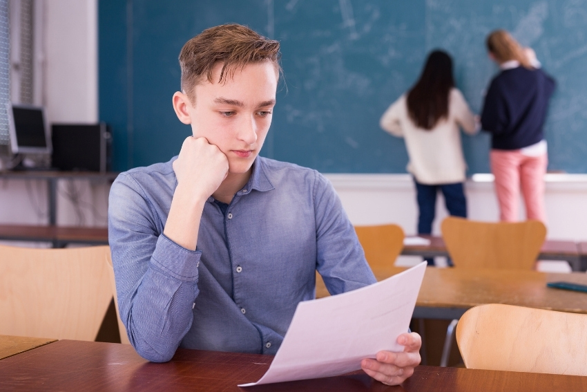 Shrinking Break Times in School - Teenager Frustrated with Their Grade