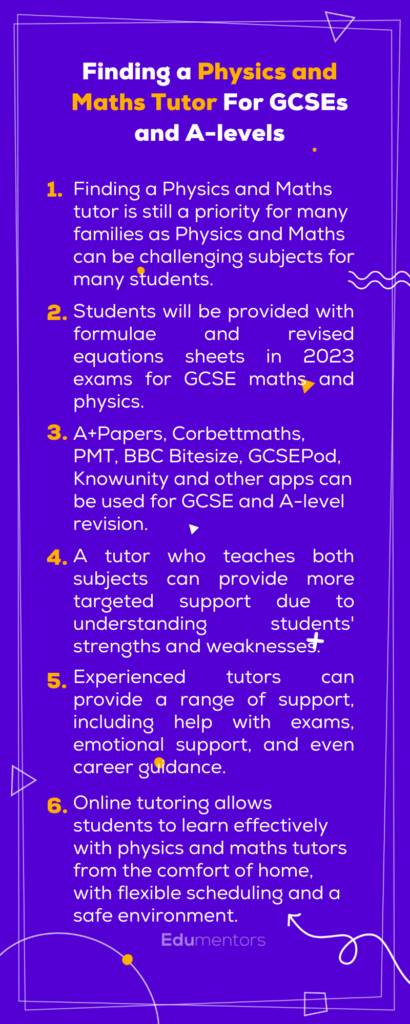 Finding a Physics and Maths Tutor for GCSEs and A-levels