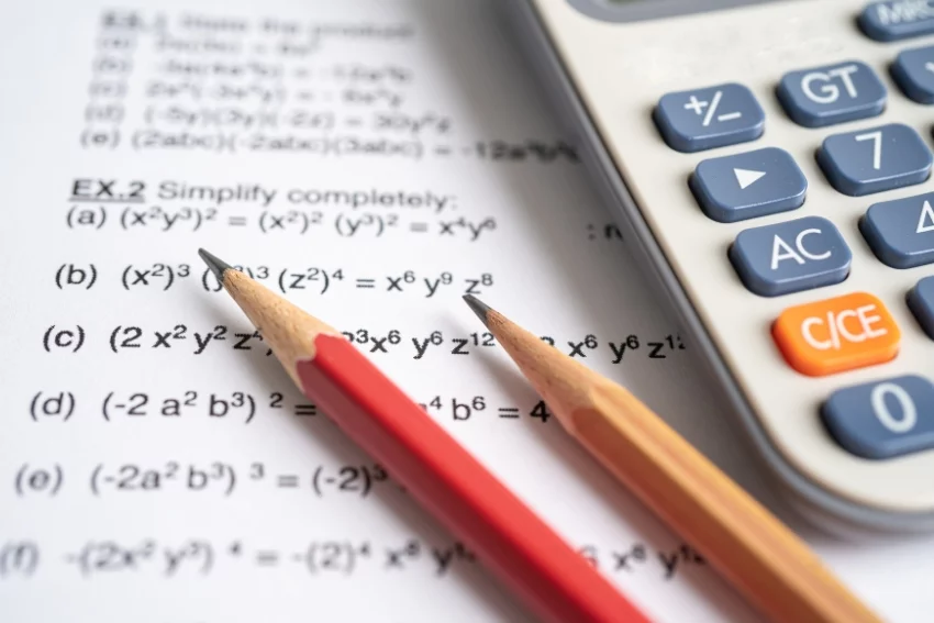Student Revising IGCSE Maths