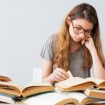 A-level Student Studying During Summer