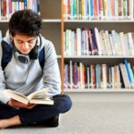 GCSE English Student Reading a Blog