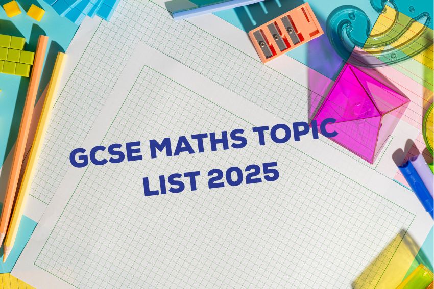 gcse maths topic list