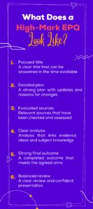 EPQ Mark Scheme and Grade Boundaries Explained