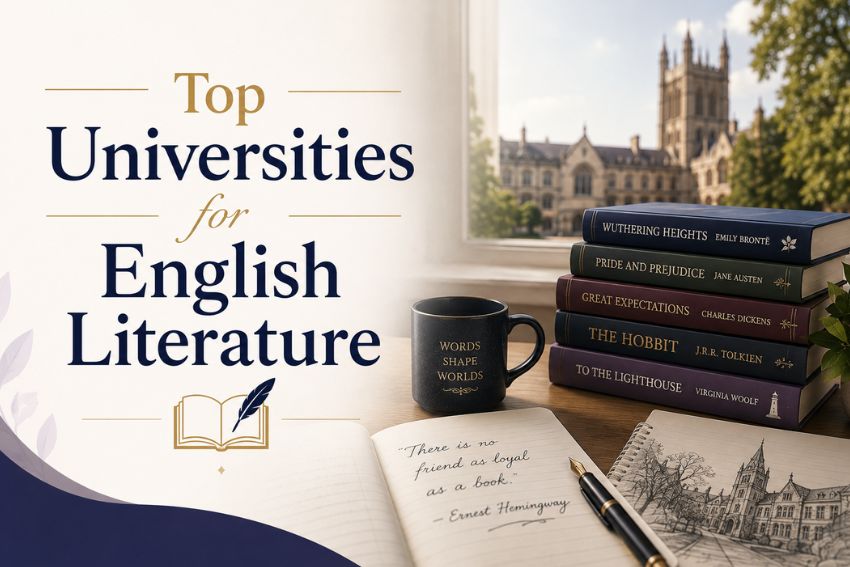 top universities for english literature